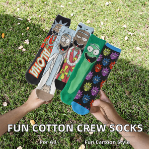 Calcetines <span class=keywords><strong>de</strong></span> Vestir para Hombre, Divertidos, Delgados, <span class=keywords><strong>de</strong></span> Dibujos Animados, <span class=keywords><strong>de</strong></span> Spandex/Poliéster/Algodón, <span class=keywords><strong>de</strong></span> Alta Calidad, Coloridos, con Diseños <span class=keywords><strong>de</strong></span> Chef, Ladrón, Chica, Perro - Product Image 2