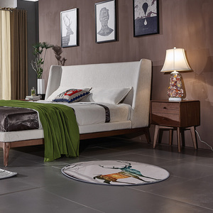 Table <span class=keywords><strong>de</strong></span> <span class=keywords><strong>nuit</strong></span> lumineuse <span class=keywords><strong>de</strong></span> luxe en bois, Table <span class=keywords><strong>de</strong></span> chevet pour chambre à coucher, ensemble <span class=keywords><strong>de</strong></span> meubles <span class=keywords><strong>de</strong></span> Style Unique, mobilier <span class=keywords><strong>de</strong></span> maison solide en cendres, 1 pièce moderne - Product Image 6