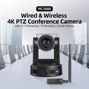 Caméra de Conférence PTZ Sans Fil 4K avec Zoom Optique 10X et Suivi Intelligent par IA pour Églises et Cérémonies MC3088 - Product Image 2