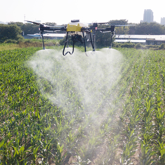 Newly Designed Agricultural Sprayer Drone with Core Motor and Engine Components Includes Fumigation Features