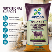 Additif Alimentaire pour Veaux 5% Prémélange Composé Minéraux et Oligo-éléments de Qualité Alimentaire Favorisant la Nutrition Additifs Alimentaires pour l'Aquaculture et la Volaille