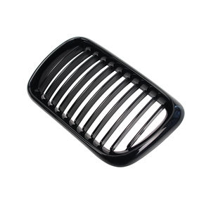 LUMA 96-99 Kidney Single Slat Gloss Black/Matte Black <span class=keywords><strong>Chrome</strong></span> pour <span class=keywords><strong>BMW</strong></span> Série 3 E36 1996-1999 Grille de pare-chocs avant - Product Image 2