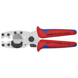 KNIPEX-Cortatubos 90 25 20 SB para tuberías compuestas y tubos protectores galvanizados, mangos con empuñaduras multicomponentes - Product Image 1