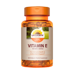 Lifeworth antioksidan organik dan Emollient <span class=keywords><strong>Vitamin</strong></span> <span class=keywords><strong>E</strong></span> kapsul lembut 60pcs wanita - Product Image 2
