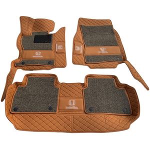 Tapis de sol en cuir personnalisés pour voitures - Ensemble complet de 4 pièces, 10 mm d'épaisseur, tapis de sol intérieurs pour voitures - Product Image 1