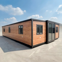 Maison conteneur extensible haute durabilité de 30 à 40 pieds pour centre d'isolement médical, cabine hospitalière modulaire préfabriquée portable