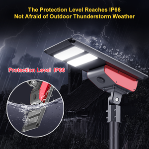 Lampe de route LED solaire Mistai MST-SR-009 IP67 avec télécommande, construction en alliage d'aluminium, température de couleur 3000-6000K - Product Image 2