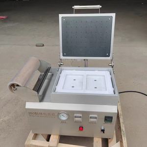 Entièrement automatique prêt repas riz viande Steak poulet porc légumes fruits Durian sous vide peau plateau scellant Machine - Product Image 4