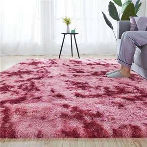 Blanc Noir Rose, Chambre à coucher Fluffy Circle Super Soft Faux Plush Fur Large Furry Rugs Carpet Shaggy Area Rug for Living Room/ - Product Image 5