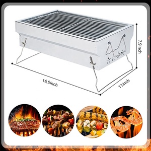 Foldable Yakitori <strong>Charcoal</strong> <strong>Grill</strong> Portable Kebab Grilling <strong>Mini</strong> Table <strong>Grills</strong> for Outdoor Camping - Product Image 2
