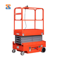 300KG 3.9M 4.8M Certification CE Bâtiments Propres Mini Hydraulique Homme Ascenseur Vertical Électrique Ascenseur À Ciseaux