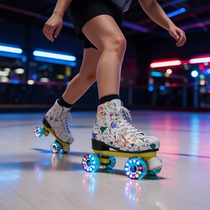 Patins à roulettes professionnels pour adultes, hommes et femmes, avec 4 roues réglables ABEC-7, pour usage extérieur, vente en gros - Product Image 3