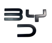 Emblème avant et arrière pour BYD Shark 6 Pickup Black Warrior, autocollant de logo de voiture, accessoires de style extérieur, pièces pour véhicules électriques