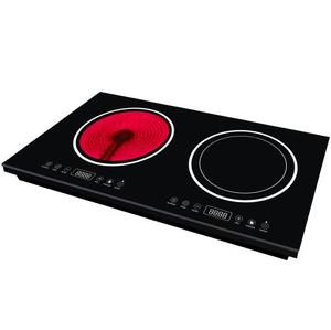 Cuisinière infrarouge à Double <span class=keywords><strong>induction</strong></span>, cuisinière infrarouge à <span class=keywords><strong>induction</strong></span> <span class=keywords><strong>mixte</strong></span>, deux plaques <span class=keywords><strong>de</strong></span> <span class=keywords><strong>cuisson</strong></span> combinées, cuisinière hybride avec une bonne technologie et des matériaux - Product Image 5