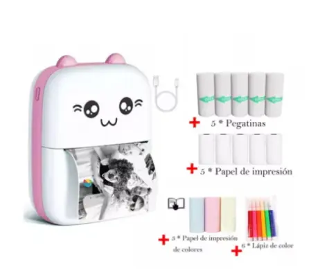 2024 Boys girls best gifts wireless thermal printer notes stickers Receipts photo picture portable mini printer C9