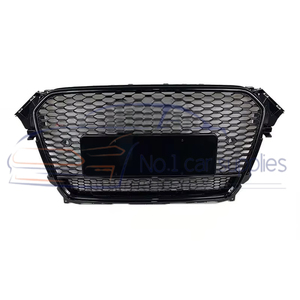 Parachoques de Cromo Negro para coche, malla de parrilla modificada para <span class=keywords><strong>A4</strong></span> S4 B8.5 2013 <span class=keywords><strong>2014</strong></span> 2015 2016 - Product Image 2
