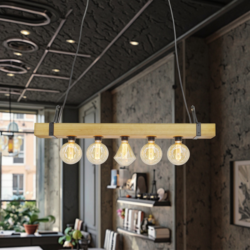 Modern Nordic LED Glass Chandelier Adjustable
