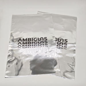 ถุงไปรษณีย์โพลีกันน้ำสีเงินพร้อมพิมพ์ลายตามสั่ง ซองปิดผนึกเองได้ ขนาดตามสั่ง สำหรับรองเท้าและขนสัตว์ - Product Image 3