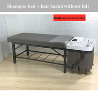 Chaise de lavage de cheveux simple pour salon de coiffure, mobilier de salon, lit de lavage de cheveux, lit de shampooing