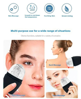 Rouleau de glace en silicone anti-goutte Massage réutilisable Moule à glace en silicone Masseur pour les yeux Outils de soins de la peau de beauté