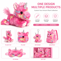 Fabricant de jouets en peluche licorne rose sur mesure, poupée personnalisée avec animal en peluche doux, vente en gros, faible MOQ, OEM, ODM