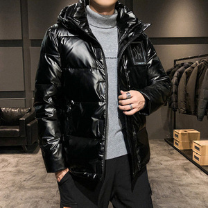 2020 man's  down puffer parker man  jacket   shiny down jacket puffer jacket - Product Image 3