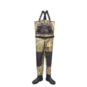 מגפי חזה לציד ברווזים, 3 שכבות, נושמים, עם חיזוק בירכיים ובמותניים, בטנה מפליס, כיסים עמידים למים, מגפי TPU, לשימוש חיצוני - Product Image 1