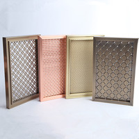ZhihangCurtain Mur de décoration en maille d'acier, maille en écailles de poisson, maille perforée pour plafond, maille extensible en aluminium, maille pour cloison et écran