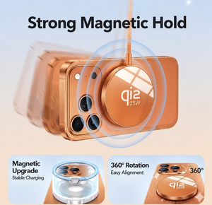Producto Popular 2026, <span class=keywords><strong>Cargador</strong></span> Inalámbrico Magnético de 25W, Certificado CE FCC RoHS, Suministro al por Mayor con Cable de Carga, Fabricante <span class=keywords><strong>Original</strong></span> - Product Image 2