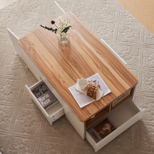 Table basse multifonctionnelle transfrontalière réglable en hauteur pour salon, maison, petit appartement, grande capacité - Product Image 1