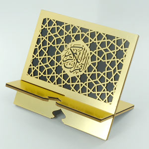 Soporte de Libros Plegable de Madera Hecho a Mano, Portátil para Viajes, para Corán, Biblia, Gita, Uso Doméstico, Regalo de Oración, Espiritual - Product Image 2