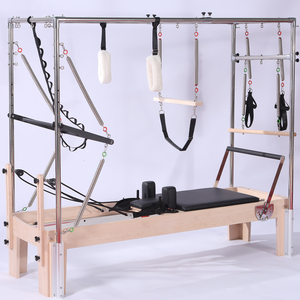 [Qualité professionnelle] Reformer de Pilates en bois d'érable pour studio de yoga, salle de sport, <span class=keywords><strong>club</strong></span> LW-WM001CR - Product Image 3