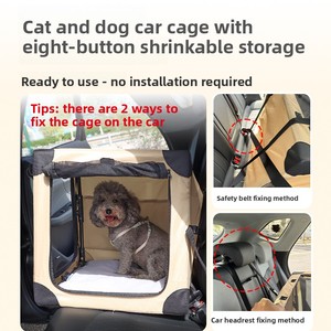 <span class=keywords><strong>Jaula</strong></span> Plegable Exclusiva para Mascotas, Apta para Autos, para Perros y Gatos Grandes, para el <span class=keywords><strong>Maletero</strong></span> - Product Image 5