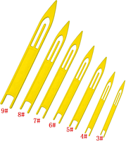 Filet de pêche en plastique rigide, 1 pièce, aiguille, navette, boîte d'appât, pièges à homard, fil de piège