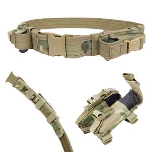 Cinto Tático Durável para Uso Externo com Fivela de Liberação Rápida, Uniforme Camuflado em Material de Poliéster - Product Image 5