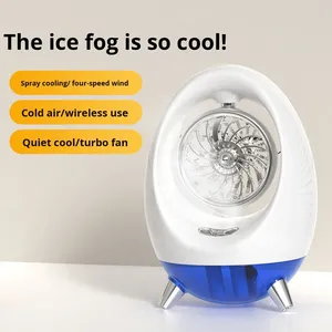 Nuovo Raffreddatore d'Aria Rocket Cabin Transfrontaliero, Mini Condizionatore USB da Scrivania con Doppio Spray, Ventilatore di Raffreddamento ad Acqua, Umidificazione in ABS - Product Image 2