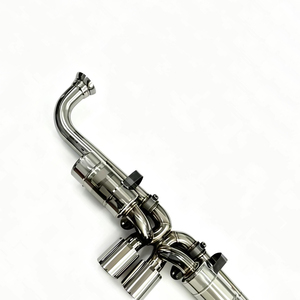 Silenziatore Universale OEM GDR in Acciaio Inox Lucidato a Specchio per Porsche 911 991/991.1/991.2 <span class=keywords><strong>GT3</strong></span> 2013-2019 - Product Image 5