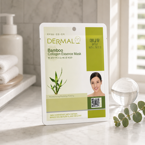 Mascarilla Facial de Esencia de Colágeno de Bambú Dermal, 23 g, Mascarilla Facial Hidratante, Refinadora y Reafirmante - Product Image 5