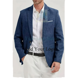 เสื้อเบลเซอร์ผู้ชายปี 2025 ผ้าโพลีเอสเตอร์/คอตตอน ระบายอากาศได้ดี สไตล์ลำลอง ทรงโอเวอร์ไซส์ ทรงเข้ารูป สำหรับงานแฟชั่น ปาร์ตี้ งานแต่งงาน - Product Image 1