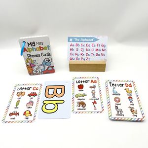 27 Alphabet Phonics Waterproof English Learning Children Learn Flash Cards