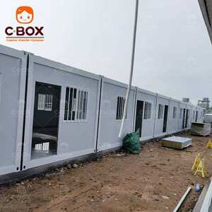 Cbox Wholesale Prefab Modern 20ft Flat Pack Dormitory Site Office Mobile Resort Hotel Shop Bar Modular Container House - Product Image 4