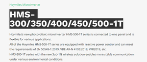 <span class=keywords><strong>Microinversor</strong></span> hoymiles Promoción en stock HMS 300W 350W 400W <span class=keywords><strong>450W</strong></span> 500W micro inversor monofásico hogar - Product Image 5