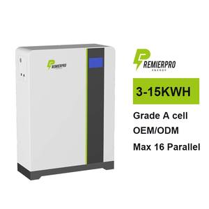 PREMIERPRO Batterie lithium-ion résidentielle murale 51.2V 300AH 15KWh 48V LiFepo4 solaire pour système d'énergie domestique - Product Image 6