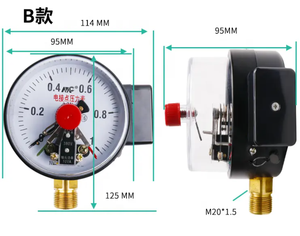Fabriqué dans les usines chinoises, thermomètre de contact MC YX-100, jauge de température pour l'alimentation en eau - Product Image 3