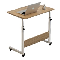 Bureau d'ordinateur moderne en bois, réglable en hauteur, portable, pliable, avec dimensions et couleurs personnalisables