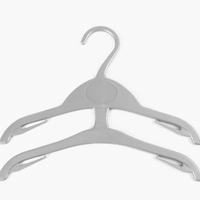 DD4512 Platzsparende Kleiderbügel Schulter Anti-Rutsch-Schrank Kleiderbügel für Mäntel Hemden Kunststoff Trocken reinigung Shop Kleiderbügel