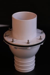 Vanne anti-retour à bloc de galets en PVC transparent pour systèmes de filtration de pompes à chaleur de <span class=keywords><strong>piscine</strong></span>, applications hydrauliques, température normale - Product Image 2