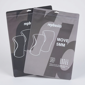 Custom Printed Stand Up Pouch Packaging <b>Bag</b> for Sports Accessories Knee Support Fitness Products Resealable <b>Zip</b> Lock Pouch OEM - Product Image 3