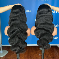 Vendeur en gros de perruques en cheveux bouclés, densité 180%, fermeture en dentelle transparente HD 5x5 13*4, perruques en cheveux humains pour femmes noires