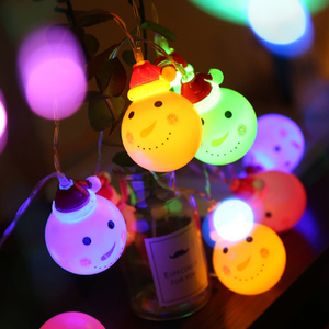 Batería operado de Halloween Navidad vacaciones decoración colgante Luces LED adornos muñeco de nieve Santa Claus renos Bell Luces LED - Product Image 5